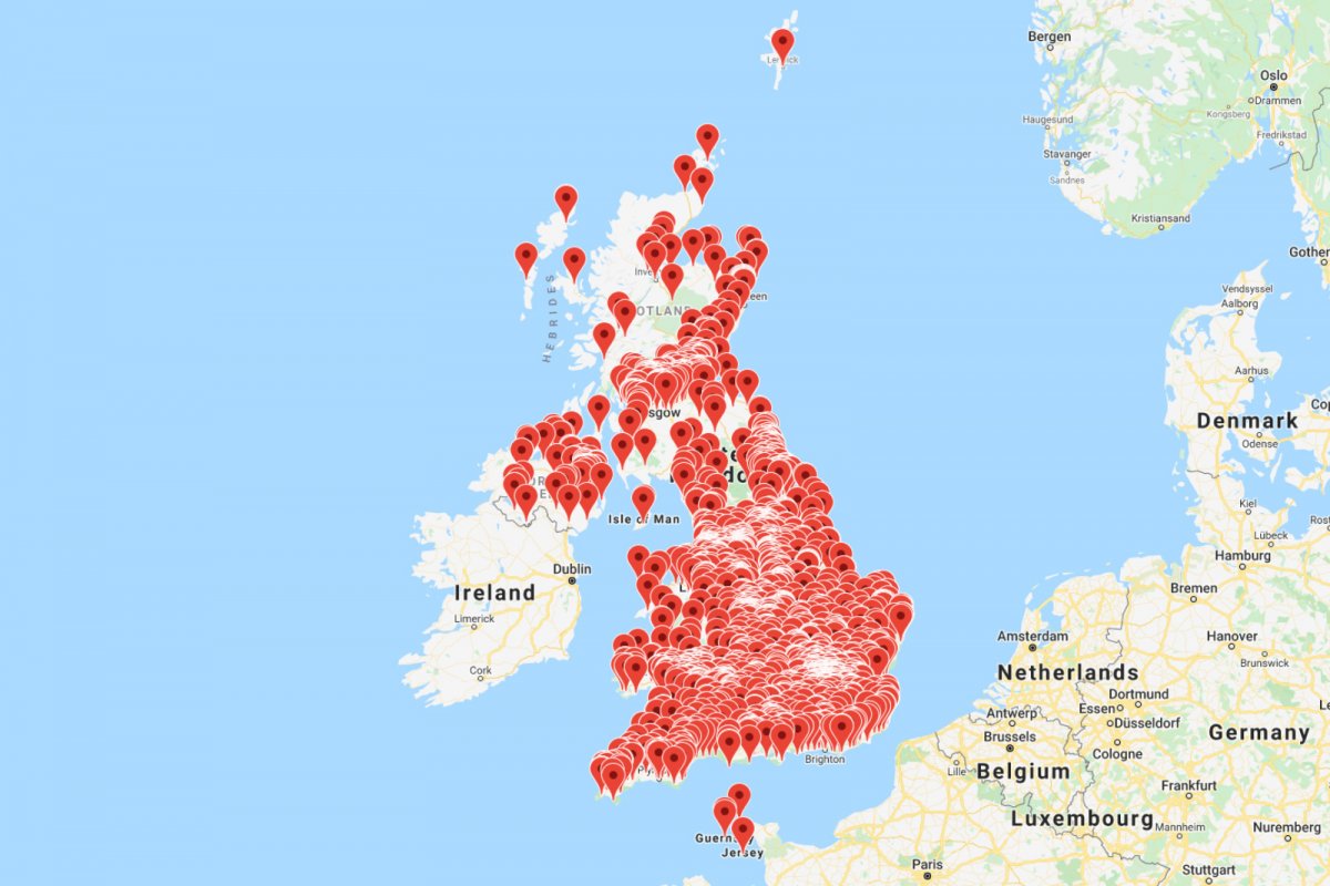 Food banks in Great Britain, spring 2022. Credit: www.givefood.org.uk/needs/ 