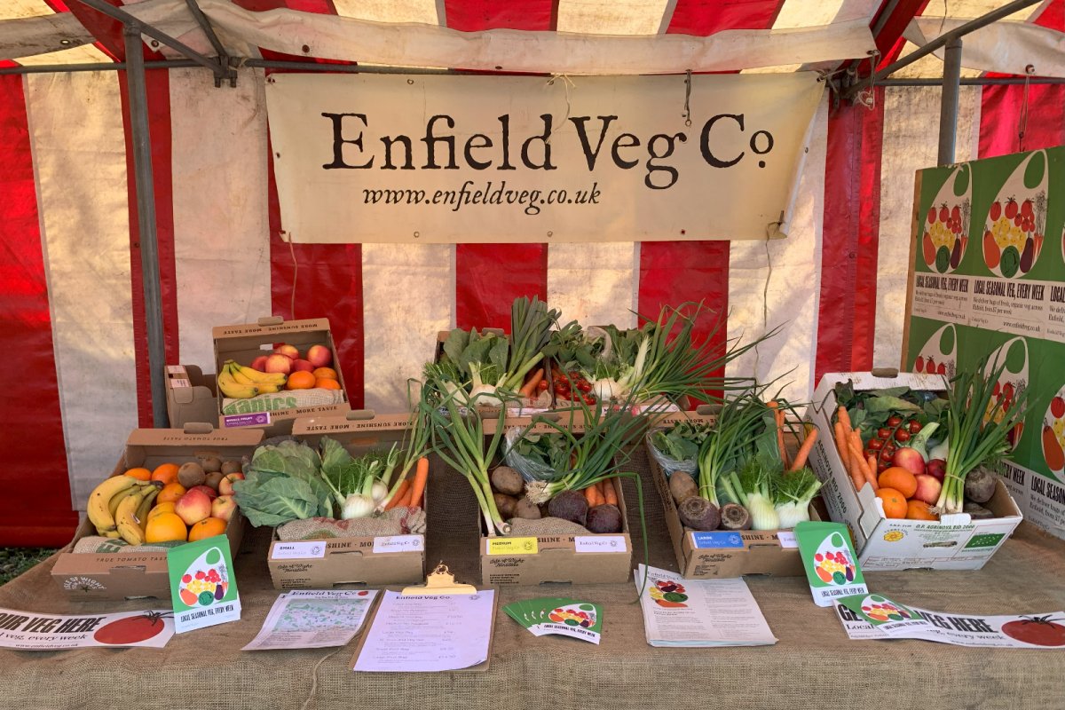 Forty Hall Farm Veg Box Scheme. Credit: Ru Chulkova