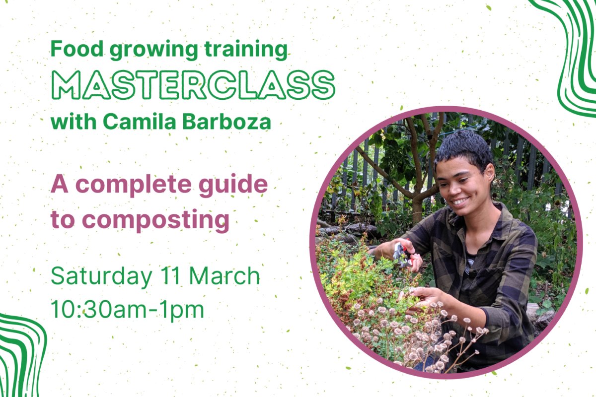 Masterclass: A complete guide to composting with Camila Barboza. Credit: 
