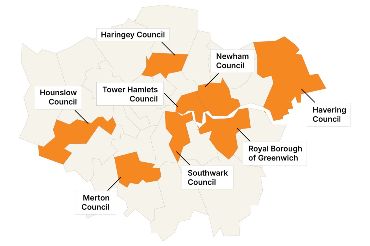 Commercial Determinents map London. Credit: 