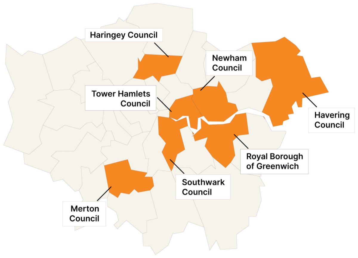 Commercial Determinents map London. Credit: 