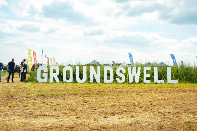 Groundswell Festival Sign. Credit: Groundswell Festival