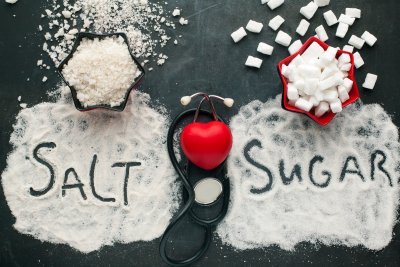 Sugar and salt brings harm to the heart. Copyright: dturphoto | shutterstock