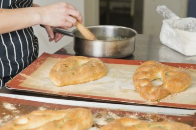 The Clink Bakery focaccia. Copyright: Paul Griffiths Photography