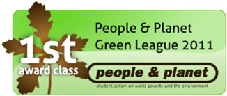 People & Planet Green League 2011