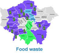 London Borough progress on food waste management