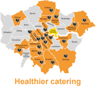 London Borough progress on healthier catering